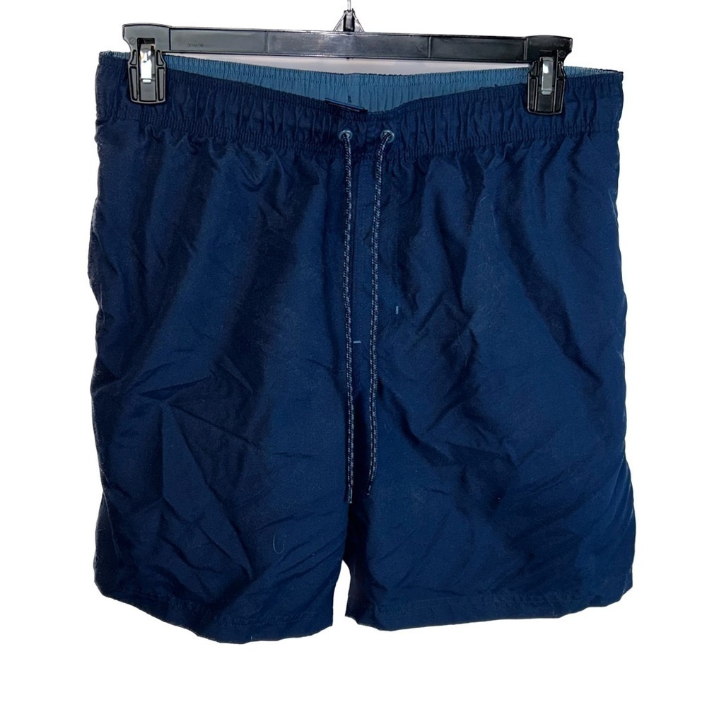 George Swim Trunks Above the Knee Pull on Elastic Waist Shorts Mesh Lined Shorts